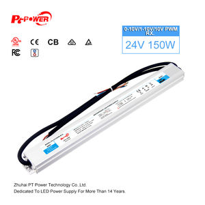 Controlador LED regulable de voltaje constante de 150W 0-10V/1-10V/10V PWM/Rx, transformador de 170-264V AC DC 24V, fuente de alimentación LED impermeable IP67 - Product Image 5