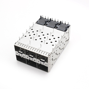 HAXN SFP + 2*3，带光管SF2F-7125-11 SFP + 笼式连接器 - Product Image 2