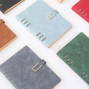 Carnets à anneaux A5 de qualité supérieure avec logo personnalisable, carnets professionnels B5 à pages détachables, carnets de notes de conférence en gros - Product Image 5