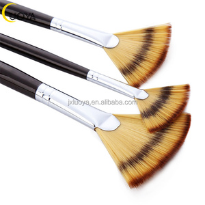 Pinceaux ronds plats LUOYA à poils longs pour l'art, en nylon et manche en bois, haute qualité, vente en gros, meilleur prix pour la <span class=keywords><strong>peinture</strong></span> - Product Image 2