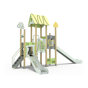 Park Slide HPL Outdoor Playground,Park Games Outdoor Playground Equipment para niños - Product Image 1
