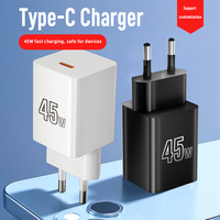 Shenzhen Lvxiangyuan 45W PD GaN USB Type-C Hızlı Şarj Cihazı AB Fişi Android Cep Telefonu Tablet için CE Onaylı