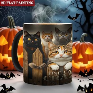 Mug professionnel 11oz en céramique noire givrée, prêt pour la sublimation, activable par la chaleur - Product Image 6