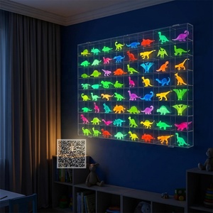 Figurines de dinosaures miniatures qui brillent dans <span class=keywords><strong>le</strong></span> noir, jouets lumineux en capsules pour distributeurs automatiques, remplisseurs de distributeurs de bonbons, prix de récompense pour parcs d'attractions - Product Image 4