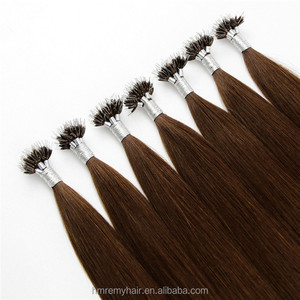 100% extensiones de cabello Remy ruso para mujeres Color Natural <span class=keywords><strong>Nano</strong></span> anillo personalizado salón resaltar Piano Color <span class=keywords><strong>Nano</strong></span> anillo cabello - Product Image 4