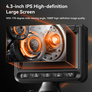 Câmera Boroscópica Articulada Bidirecional S23 com Luz Endoscópio Industrial com Escopo Flexível para Mecânicos Automotivos - Product Image 3