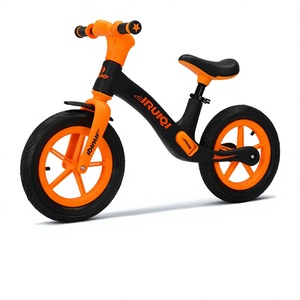 Bicicleta de Equilibrio para Niños de 2 a 6 Años, Andador sin Pedales de Nylon, Freno de Pie de 12 Pulgadas, Cuadro de Una Pieza, Venta Caliente Transfronteriza para Niños - Product Image 1