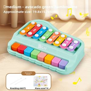 <span class=keywords><strong>Xilófono</strong></span> de 8 notas para niños, juguete musical, instrumento educativo para aprendizaje temprano - Product Image 6