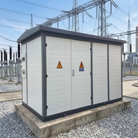 Poste de transformation préfabriqué compact de type coffret triphasé pouvant adopter des transformateurs secs ou immergés dans l'huile