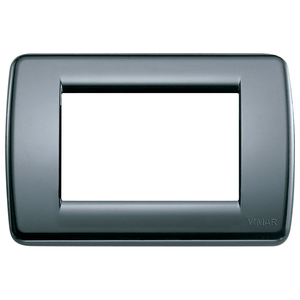 Vimar Door Plate Graphite <b>Grey</b> 12.3x8.2 Cm Rectangular <b>Frame</b> - Product Image 1