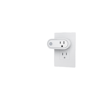 Prise électrique ABS à courant nominal Matter Smart 16A Prise américaine à trois trous ZigbeeWiFi Télécommande via l'alimentation du téléphone portable