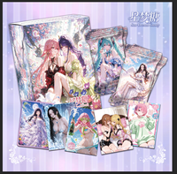 Cartes à collectionner Star Dream Candy Waifu, cartes d'art de personnage de fille anime, cartes à échanger avec estampage à chaud de forme spéciale, vente en gros