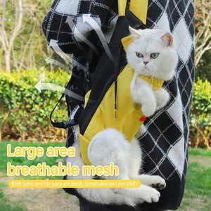 Mochila Transpirable <span class=keywords><strong>para</strong></span> Mascotas de Gran Tamaño, Fácil de Transportar, Ecológica, Cómoda <span class=keywords><strong>para</strong></span> Viajes - Product Image 3