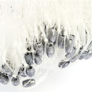 Commercial 0.5mm 50m longueur filet de pêche filet maillant pêche PVC flotteur plomb plomb océanie attraper gros poissons - Product Image 6