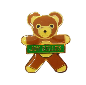 Adorables alfileres de esmalte en forma de elefante a juego para decoración con temática de amor - Product Image 4