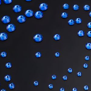 YAXI Perline di Strass a Forma di Diamante con Foro Centrale, in Resina Epossidica Zaffiro da 6mm, da Cucire, per Creazione di Abiti e Forniture di Gioielli - Product Image 6