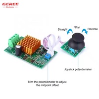 Circuit de contrôle de vitesse de moteur à courant continu DC12 ~ 30V 3A 12V50W 24V100W régulateur de puissance PWM avec potentiomètre de manette avant/arrière CCM4N