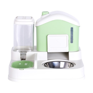 Erogatore di acqua per animali domestici intelligente <span class=keywords><strong>2</strong></span> in 1 grande capacità automatico cane gatto ciotola gravità cibo acqua alimentatore per animali domestici - Product Image 1