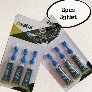 Adhesivo Líquido Super 502 de la Marca <span class=keywords><strong>Avatar</strong></span>, Paquete de 3, para Adherir Firmemente a Plástico y Cuero - Product Image 4
