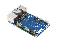 Adaptor CM4-ke-Pi4 Waveshare CM4 ke Pi4B, Papan Ekspansi Ganda untuk Raspberry Pi 4B B620