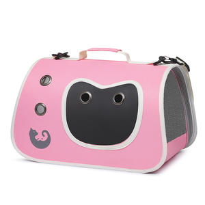 Sac <span class=keywords><strong>à</strong></span> bandoulière rose Easygoing pour chats et chiens pour les sorties <span class=keywords><strong>à</strong></span> <span class=keywords><strong>bord</strong></span> Petit sac <span class=keywords><strong>à</strong></span> main <span class=keywords><strong>à</strong></span> ouverture latérale Design <span class=keywords><strong>à</strong></span> épaule unique Cage pour animaux de compagnie - Product Image 2