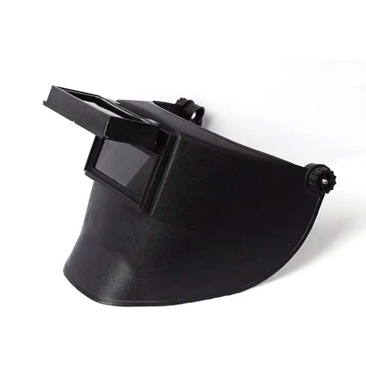 Molde de segurança industrial, escudo de soldador de lente de flip up para proteção facial, máscara de soldagem, suporte para capacete
