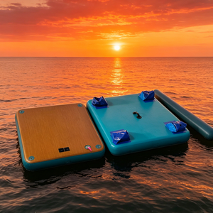 Plateforme flottante multifonctionnelle gonflable portable résistante aux rayures pour la pêche en mer, le camping et le repos – Durable et directe - Product Image 4