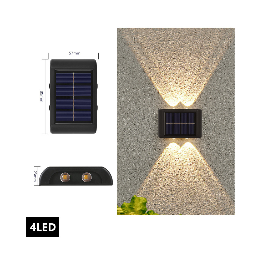 4 LED de luz cálida