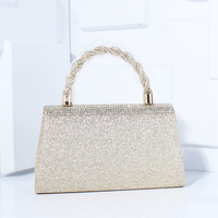 2025 sac à bandoulière à la mode strass sac de soirée sac à main luxe femmes pochette sac à main sac de fête avec nœud en diamant