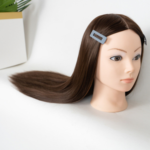 Tête <span class=keywords><strong>de</strong></span> Mannequin d'Entraînement en Gros pour <span class=keywords><strong>Coiffure</strong></span> Afro-Américaine, avec Cheveux Synthétiques, pour Salons et Écoles <span class=keywords><strong>de</strong></span> Cosmétologie - Product Image 3