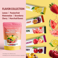 OEM Elektrolytenpoeder Drinkmix |   Gemengd fruit (citroen, passievrucht, watermeloen, aardbei & kers) |   Hydratatieondersteuning