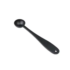 Custom 2.5 Ml Black Tea Scoop Mini Coffee Powder Spoon Matcha Spoon Long Handle Scoop 18/8 Stainless Steel Measuring Spoon