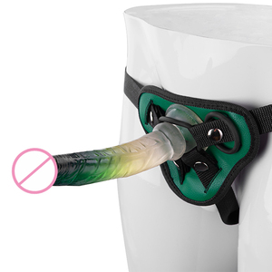 Releastic Dildo Plastik <span class=keywords><strong>Penis</strong></span> mit Gürtel Sexspielzeug für lesbische Sexspielzeug Strap on Dildo <span class=keywords><strong>Penis</strong></span> mit Gürtel für Frauen - Product Image 2