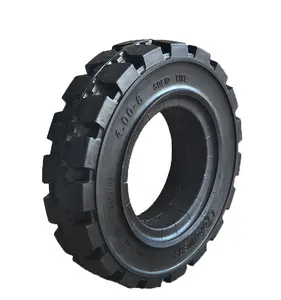 Chinese High Quality Solid Tyre 4.00-8 4.00 8 400 8 for Pneumatic Forklift Sweeper Trailer