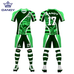 Customized Sublimation Rugby Wear Shirt And Shorts Jerseys Uniforms