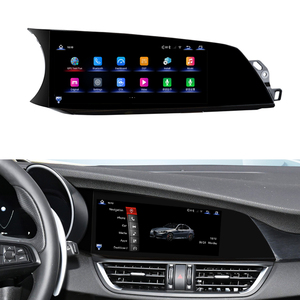 Unidad Principal Qualcomm para <span class=keywords><strong>Alfa</strong></span> <span class=keywords><strong>Romeo</strong></span> Giulia <span class=keywords><strong>Stelvio</strong></span> <span class=keywords><strong>2015</strong></span> - 2020 con Radio de Coche Android 2 Din, Estéreo, Autorradio, Reproductor Multimedia y Navegador GPS - Product Image 1