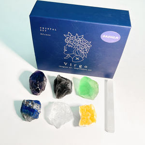 Gran oferta, juego <span class=keywords><strong>de</strong></span> piedras <span class=keywords><strong>de</strong></span> doce constelaciones, piedras del zodiaco <span class=keywords><strong>de</strong></span> cristal natural, caja <span class=keywords><strong>de</strong></span> regalo, juego <span class=keywords><strong>de</strong></span> constelaciones <span class=keywords><strong>de</strong></span> <span class=keywords><strong>cuarzo</strong></span> Reiki para recuerdos - Product Image 2