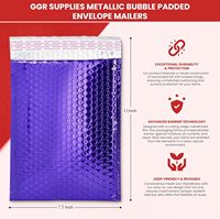 Vente en gros 24 "X 20" enveloppes à bulles isolées thermiquement enveloppes à coussin avec feuille métallique pelable et scellée emballage d'expédition postale