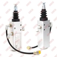 Vanne de décharge à commande électrique FLYBY VIT 3/2 voies type HYVA XQF23 pour camion benne lourd