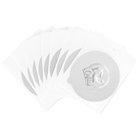 100 autocollants jetables en aluminium auto-adhésifs pour capsules Vertuo