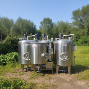 Homogénéisateur de liquides chauffé Kandemir 1000 L en acier inoxydable à double paroi, machine de mélange industrielle chauffante - Product Image 3