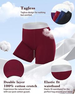 <strong>High</strong> Quality Plus Size Cotton Boyshorts <strong>Underwear</strong> <strong>High</strong> <strong>Waisted</strong> Panties Women's Boxer Briefs for Women - Product Image 3