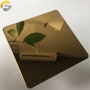 ZB150 201 304 316 201 J1 8k 18k זהב מראה נירוסטה מתכת גיליון - Product Image 2