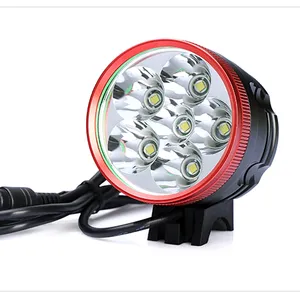 LED Strong 2000 Lumen CREE XML-T6 USB Charging Bike Headlight Waterproof Bicycle Light Front Flashlight