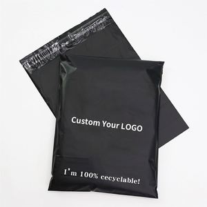 Sacs de Courrier Noirs Recyclés Personnalisés avec Logo Imprimé pour Expédition de Vêtements – Enveloppes Polyvalentes pour Envois Postaux - Product Image 3