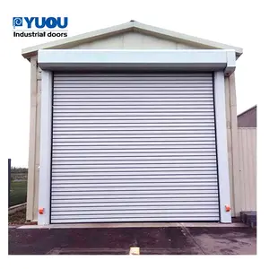 China Security Manufacturer Electric Cheap Rapid Steel Aluminum Alloy Roller Shutter Electric Industrial Door