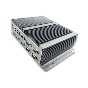 Embedded fanless mini box PC scheda madre 4G LTE computer di controllo industriale con RS485