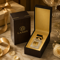 Boîte à parfum en bois MDF de luxe gravée au laser avec insert personnalisé, emballage haut de gamme pour les marques de parfums arabes Oud, cadeaux