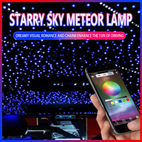 200 - 600 estrellas coche hogar universal Bluetooth APP controlado + música activada RGBW LED 18W Kit de techo de estrella de fibra óptica centelleante