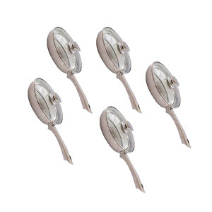 Utensilios de cocina ligeros de lujo para el hogar, sartén de acero inoxidable de mango largo a bajo precio con tapa de vidrio, sartén de 24 cm de Bangladesh - Product Image 5